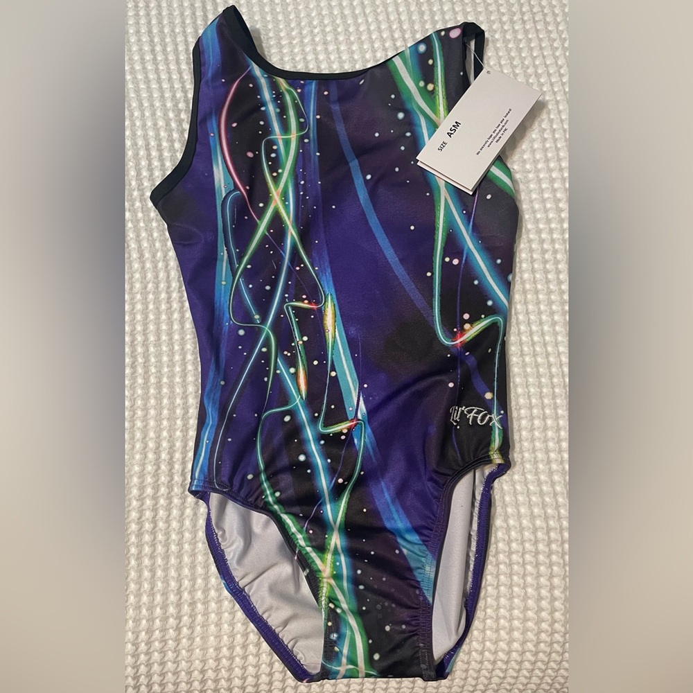 NWT Colorful Swirl Leotard